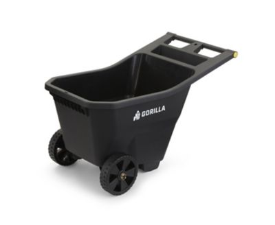 Gorilla Carts 4.5 cu. ft. Poly Yard Cart, GCY-45