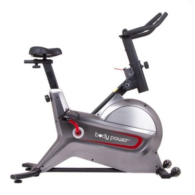 Body Flex Sports Power Deluxe Indoor Cycle Trainer with Curve-Crank Technology
