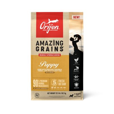 ORIJEN High Protein Amazing Grains Puppy Dry Dog Food