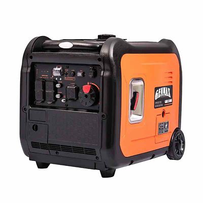 GENMAX 5,000W Gasoline Powered Electric Start Inverter Generator with Super Quiet 312 cc Engine