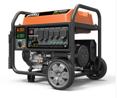 GENMAX 10,000/9,000-Watt Dual-Fuel Generator, Electric Start, 458cc Engine