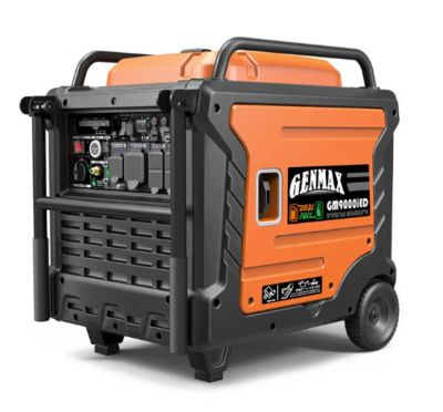 GENMAX 9,000/7,600-Watt Dual-Fuel Inverter Generator, Electric Start, 458cc Engine