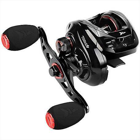KastKing Royale Legend II Baitcasting Reels Available in 5.4:1 and 7.2:1 17.64LB Carbon Fiber Drag Cross-Fire 8 Magnet Braking System New Compact Design Baitcaster Fishing Reel 
