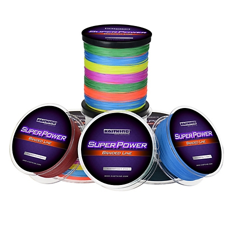 KastKing Superpower Braided Fishing Line, Low-Vis Gray, 100 lb., 8-Strand,  0.6 mm/547 yd. at Tractor Supply Co.