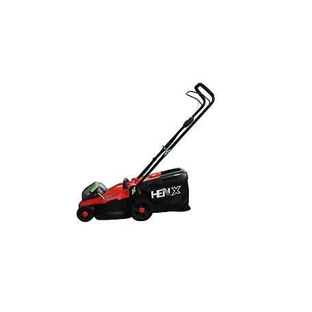 Henx A40DCZ350B01 40V Electric Cordless 14 in. Multi-Colored Pole String Trimmer with Charger and Battery