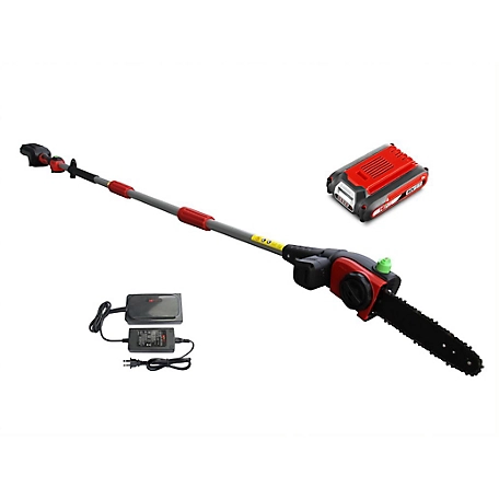 Henx 40V Cordless 10 ft. Pole Chainsaw, Multicolor, 2.5 Ah Battery and Charger Included