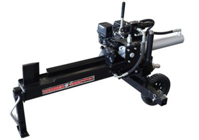 Image showing  9-Ton Gas-Powered Horizontal Log Splitter, 209cc 6.5 HP OHV Engine, Auto Return, Integrated Log Cradle