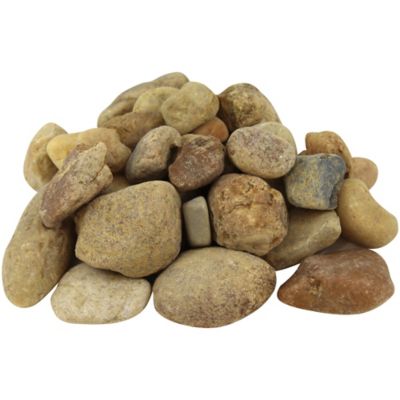 Rain Forest 1,280 lb. Commodity River Pebbles, 0.75 in.