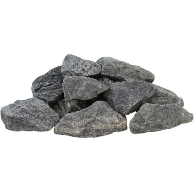 Rain Forest Commodity Black Granite Chips, 3 in.