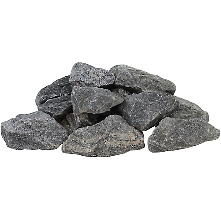 Rain Forest Commodity Black Granite Chips, 3 in., CRFBLKC-40-P32