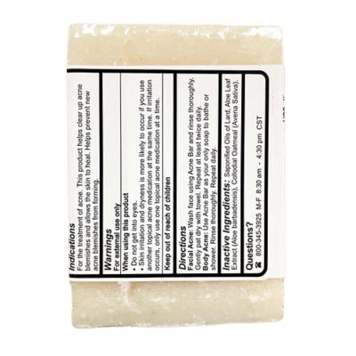 Image showing  Acne Bar for Normal Skin, 4 oz.