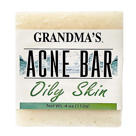 GRANDMA'S Acne Bar for Oily Skin, 4 oz.