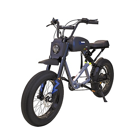 Massimo 20 in. Fat Tire E-14 Urban Runner Electric Bike for Adults, 43 Mile Range,7 Speed Shimano Gears - Gray