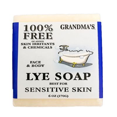 Grandmas Pure & Natural Pure Lye Soap, 6 Oz
