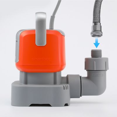 Image showing 6 th Smartbot 1/2 hp, 120 V Electric Utility Water Pump, 3,000 GPH, Orange