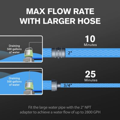 Image showing  1/2 hp 2800 Utility Water Pump, Green