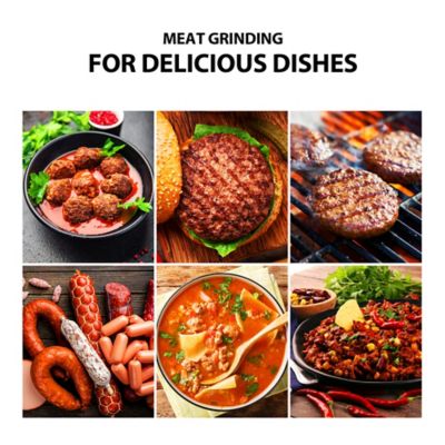 Image showing  #8 0.35 HP Stainless Steel Meat Grinder, Powerful, Efficient, and Easy to Clean