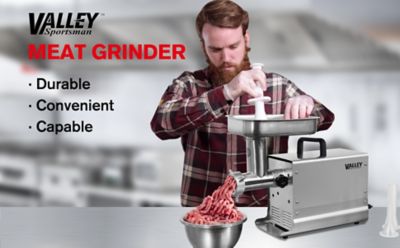 Image showing  #12 Stainless Steel 0.75 HP Meat Grinder, High-Power Performance for Professional Quality Grinding