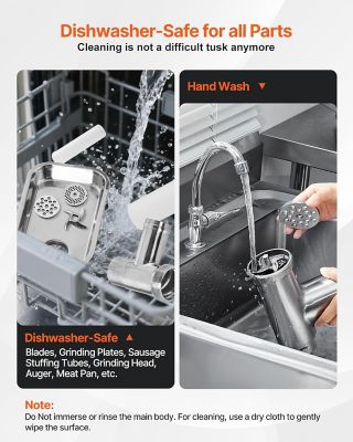 Image showing 8 th Valley Sportsman #12 Stainless Steel 0.75 HP Meat Grinder, High-Power Performance for Professional Quality Grinding