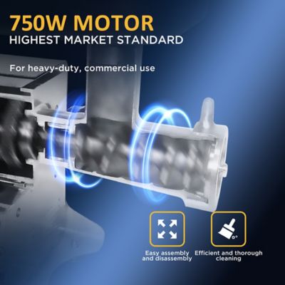 Image showing  #22 1 HP Stainless Steel Meat Grinder