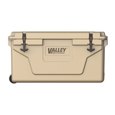 Valley Sportsman 110 qt. Tan Rotomolded Cooler with Wheels