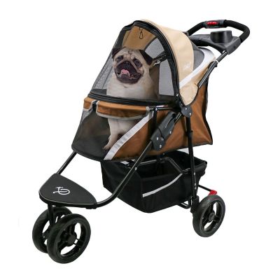 Petique 3-Wheel Revolutionary Pet Stroller for Pets Up to 55 lb.