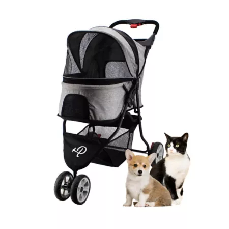 Petique Glacier 4-Wheel Stroller for pets weighing up to 45 lbs. Pet Strollers