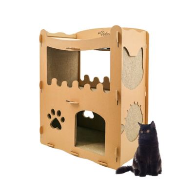 Petique 28 in. Feline Penthouse Cat House