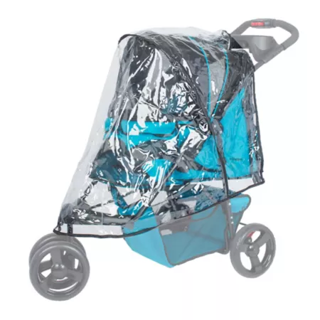 Petique Rain Cover for Pet Stroller Crate Covers Pans & Bowls