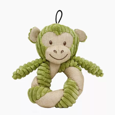 Petique Monkey Twist Dog Toy Dog Squeaky Toys