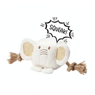 Petique Cute Elephant Plush Dog Toy