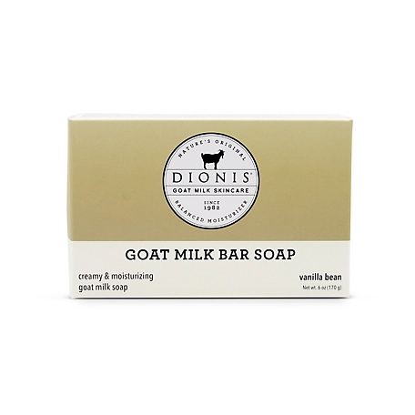 Dionis Goat Milk Skincare 6 oz. Vanilla Bean Goat Milk Bar Soap