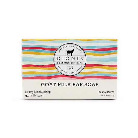 Dionis Goat Milk Skincare 6 oz. Sea Treasures Goat Milk Bar Soap