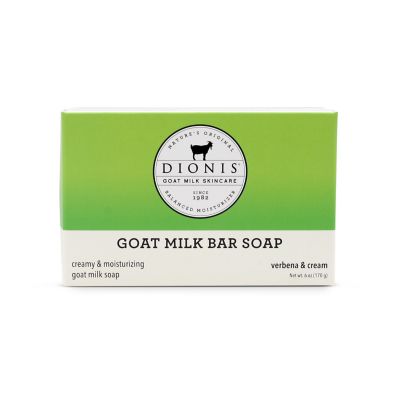 Dionis Goat Milk Skincare 6 oz. Verbena & Cream Goat Milk Bar Soap