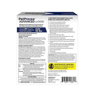 Image showing  Advanced Topical Flea and Tick Solution for Dogs