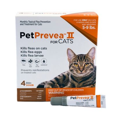 Image showing  II Flea and Tick Protection for Cats Weighing 5-9 lb., 4 Doses