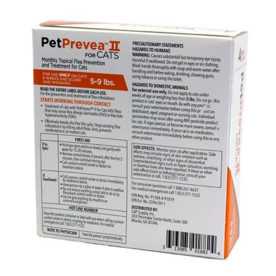 Image showing  II Flea and Tick Protection for Cats Weighing 5-9 lb., 4 Doses