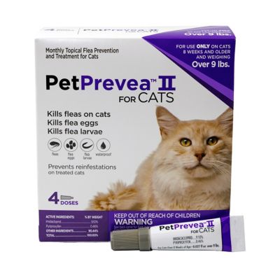 Image showing  II Flea and Tick Protection for Cats Weighing Over 9 lb., 4 Doses
