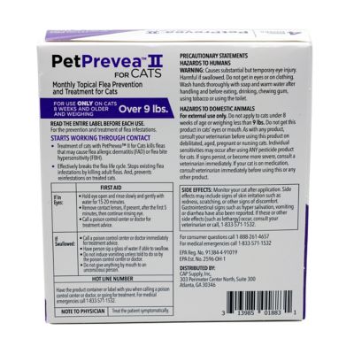Image showing  II Flea and Tick Protection for Cats Weighing Over 9 lb., 4 Doses