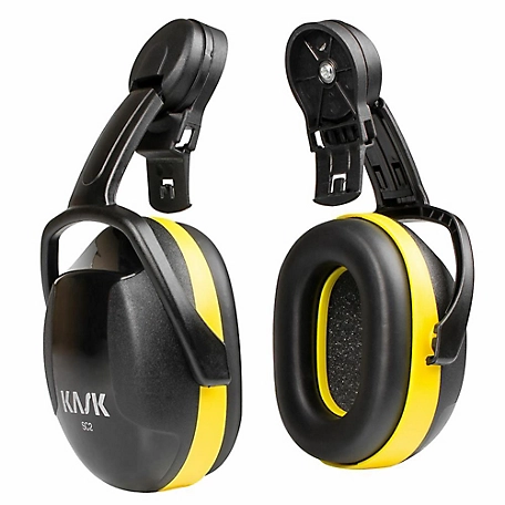 KASK SC2 Yellow Ear Defenders (Fits Super Plasma & Zenith Helmets), 38147