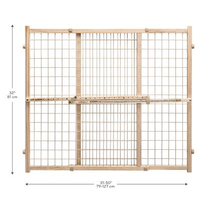 Image showing  31 in. x 28.63 in. Position and Lock Wide Doorway Gate