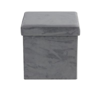Image showing  Polyester Modern Storage Stool, 17 in. x 15 in. x 15 in., 53728