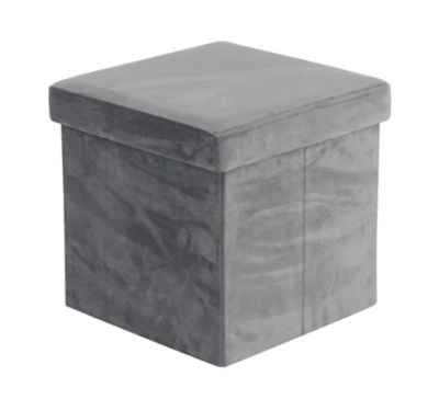 Image showing  Polyester Modern Storage Stool, 17 in. x 15 in. x 15 in., 53728