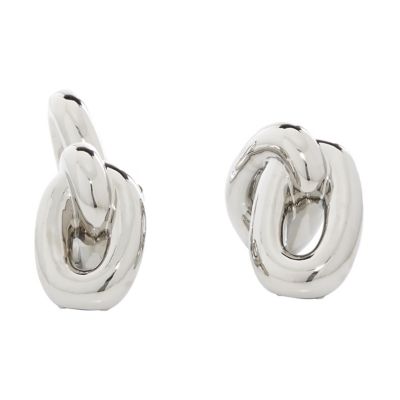 Image showing  Porcelain Glam Abstract Sculpture, Set of 2