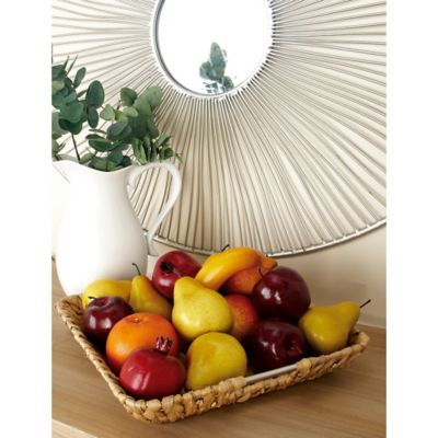 Harper & Willow 3 pc. Dried Plant Contemporary Tray Set, Tan