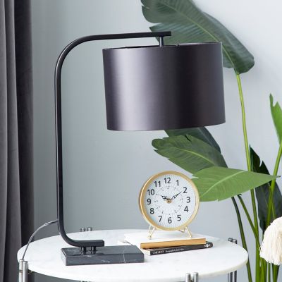 Harper & Willow Black Metal Traditional Table Lamp, 12 in. x 18 in. x 22 in.