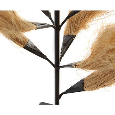 Image showing 5 th Harper & Willow Brown Wood Coastal Floral and Botanical Sculpture, Set of 2, 20 in., 16 in.