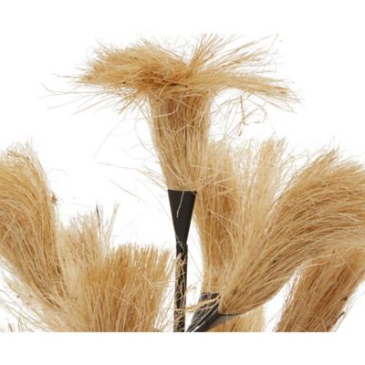 Image showing 6 th Harper & Willow Brown Wood Coastal Floral and Botanical Sculpture, Set of 2, 20 in., 16 in.