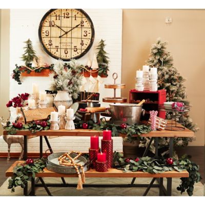 Image showing  Grey Metal Farmhouse Tray, Set of 3, 21 in., 19 in., 18 in.