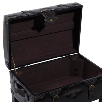 Image showing  Brown Wood Traditional Storage Bench, Set of 3, 48 in., 19 in., 19 in., 74474